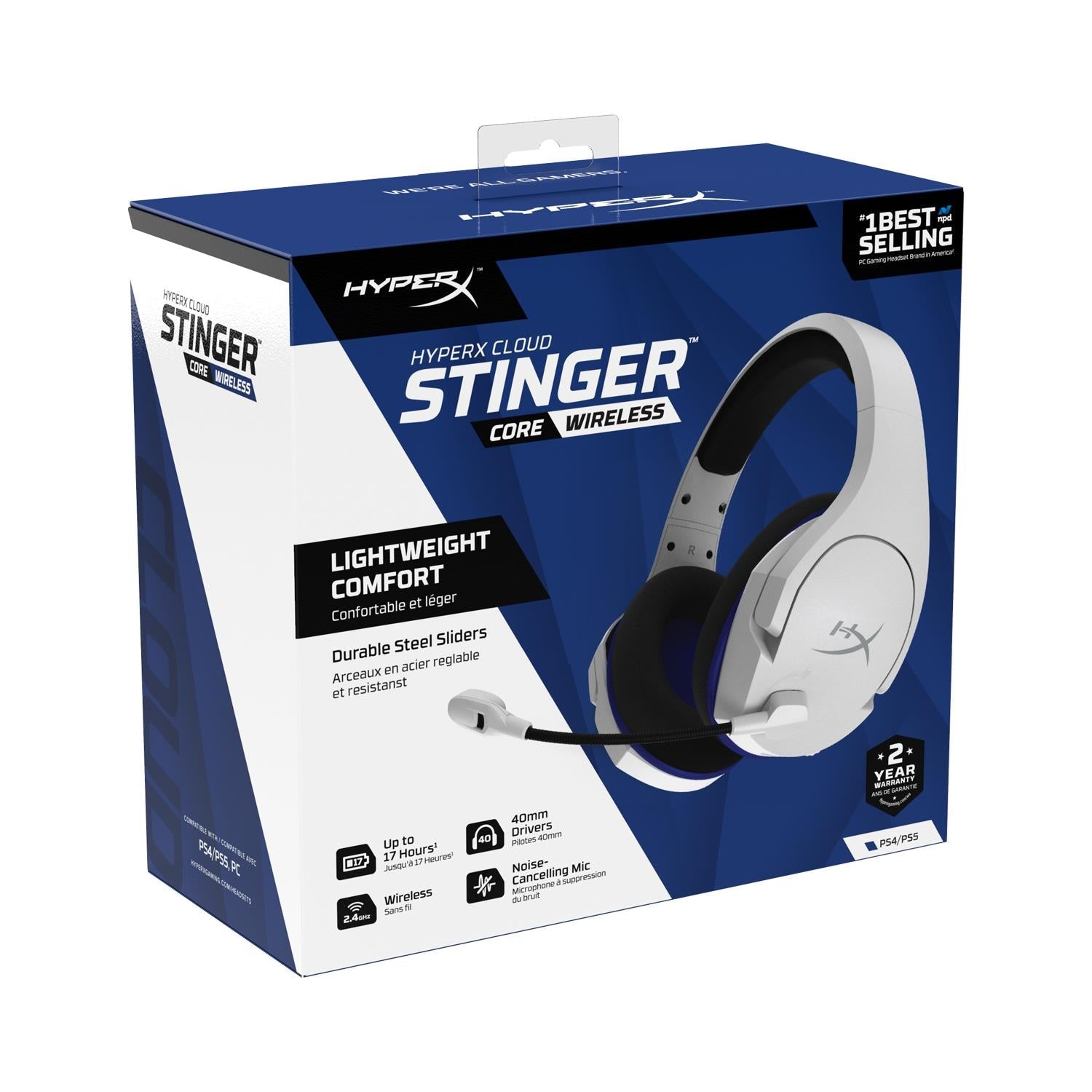 HyperX Cloud Stinger Core Wireless Gaming Headset for PlayStation