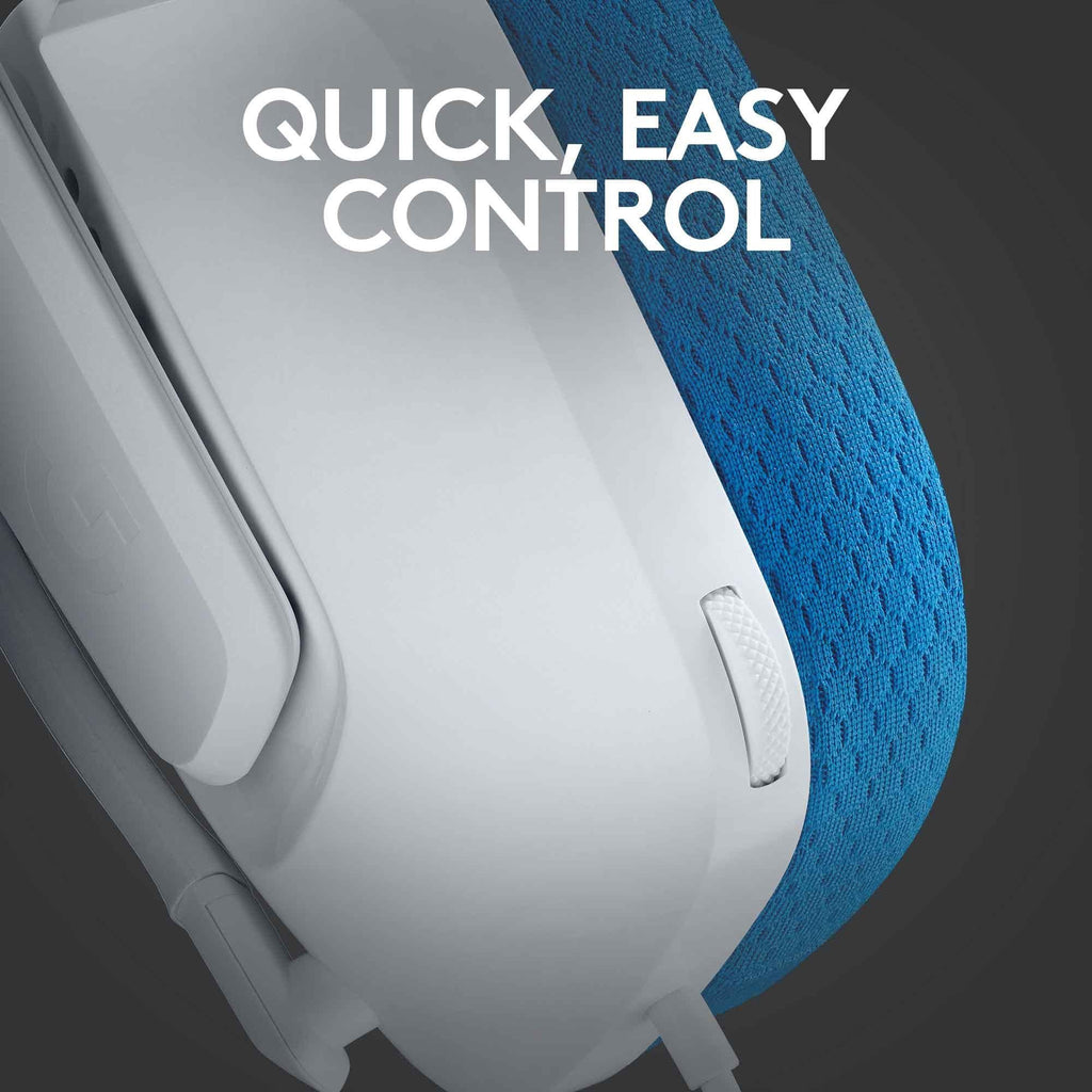 Logitech G335 Wired Gaming Headset (White)