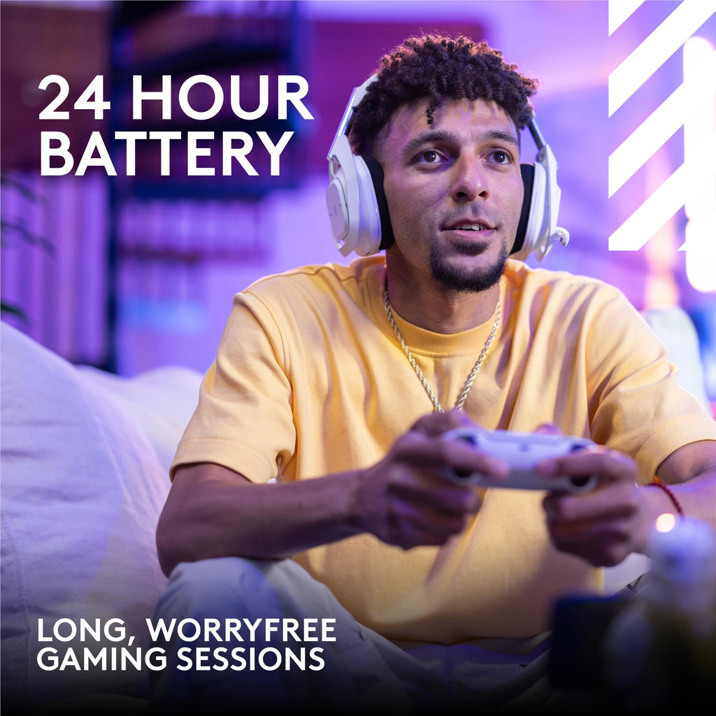 Logitech G Astro A50 X LIGHTSPEED Wireless Gaming Headset + Base Station (White)