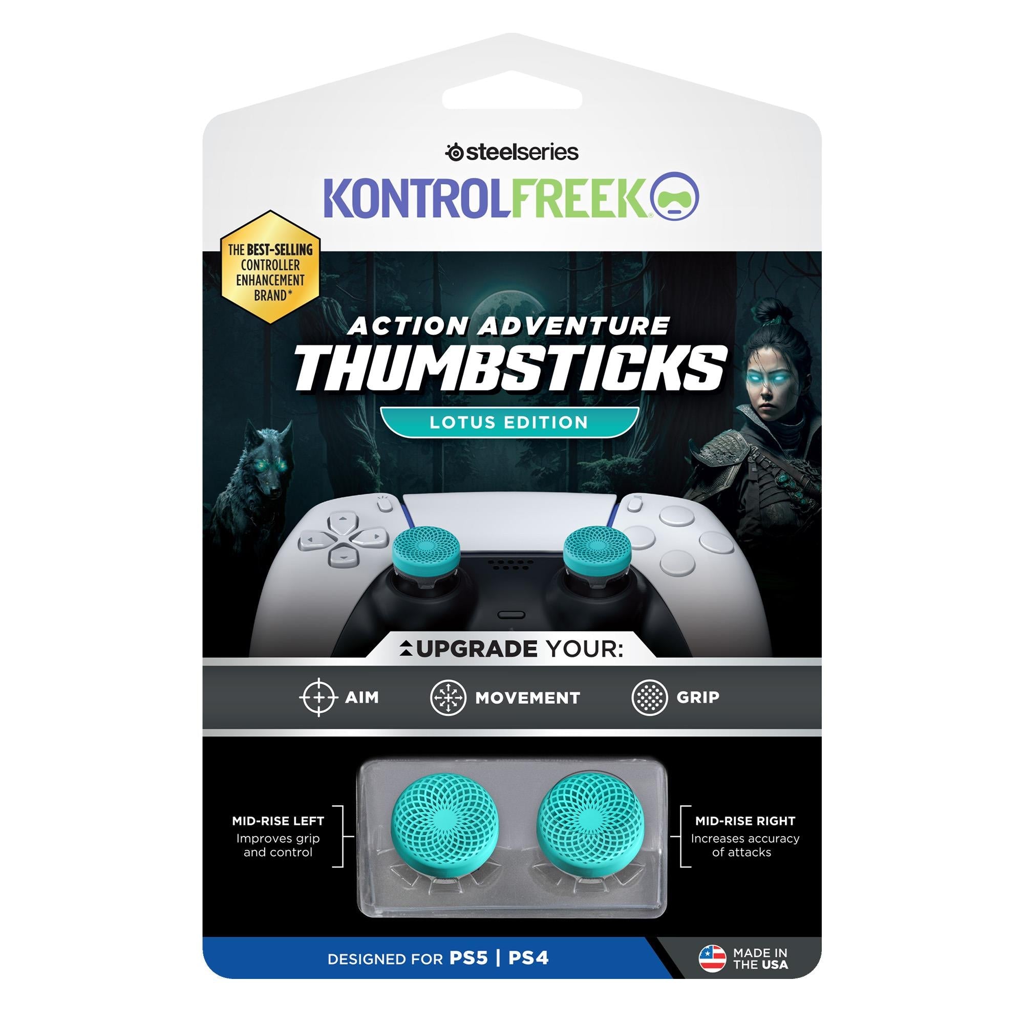 KontrolFreek Action Adv Lotus Thumbsticks for Playstation