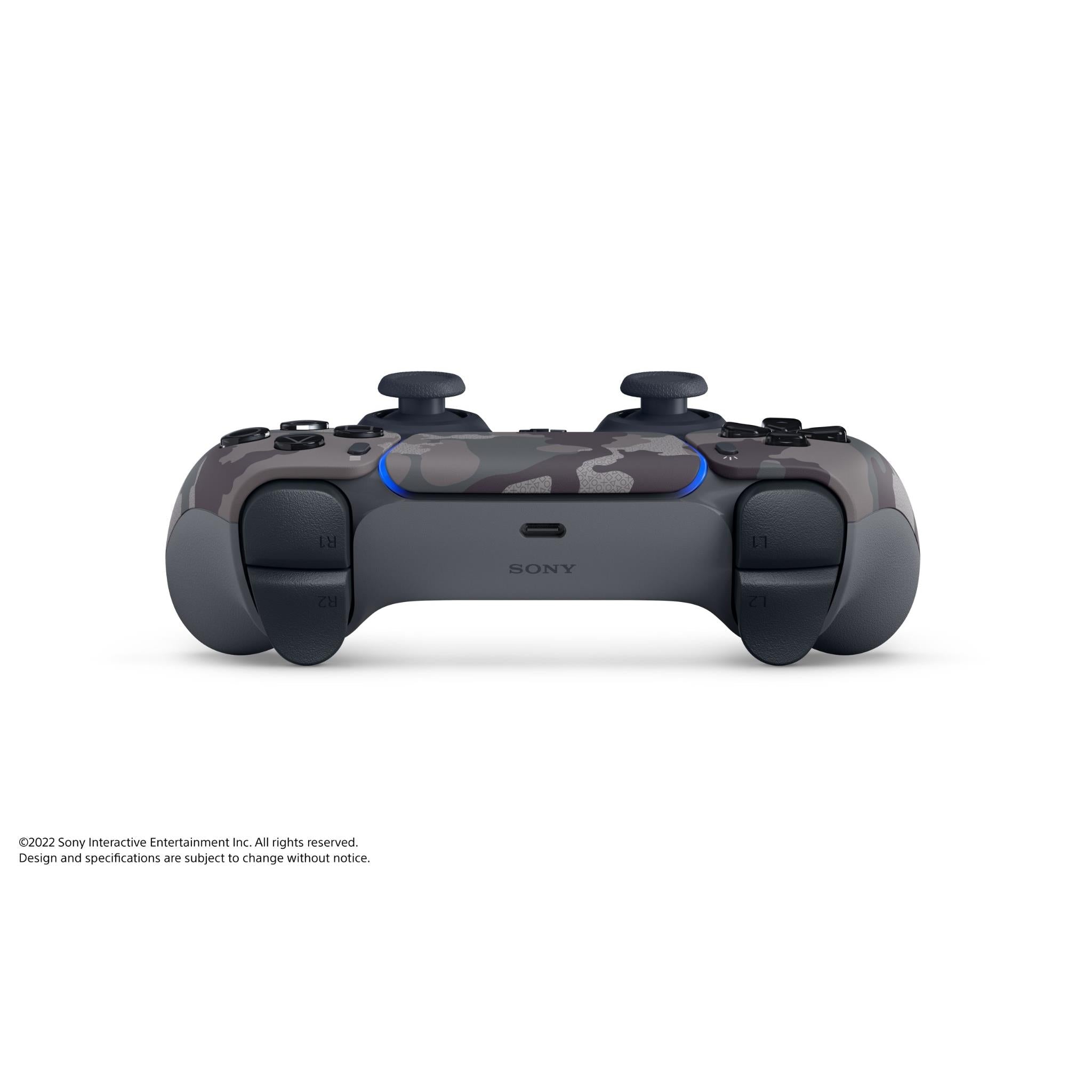 PS5 PlayStation 5 DualSense Wireless Controller Gray Camouflage