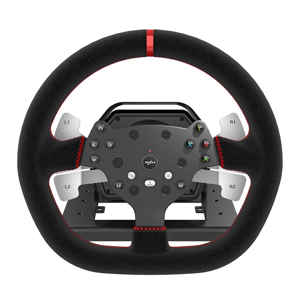 PXN V10 Premium Force Feedback 3-in-1 Steering Wheel Bundle
