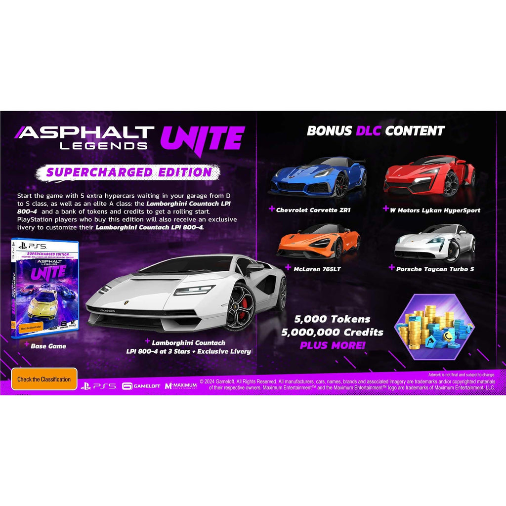 Asphalt Legends UNITE Supercharged Edition