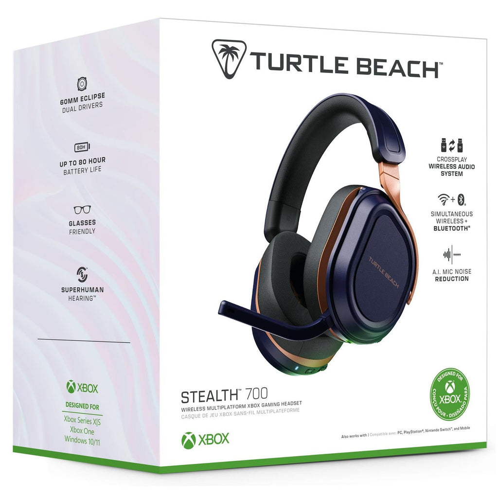 Turtle Beach Stealth 700 Wireless Multiplatform Amplified Gaming Headset for Xbox Series X|S, Xbox One, PC, PS5, PS4, & Mobile