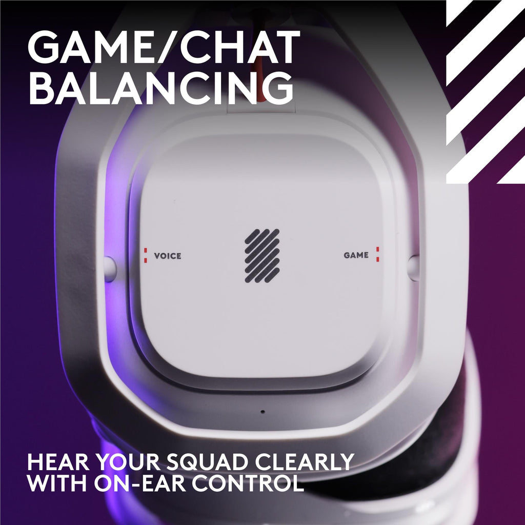 Logitech G Astro A50 LIGHTSPEED Wireless Gaming Headset + Base Station (White)