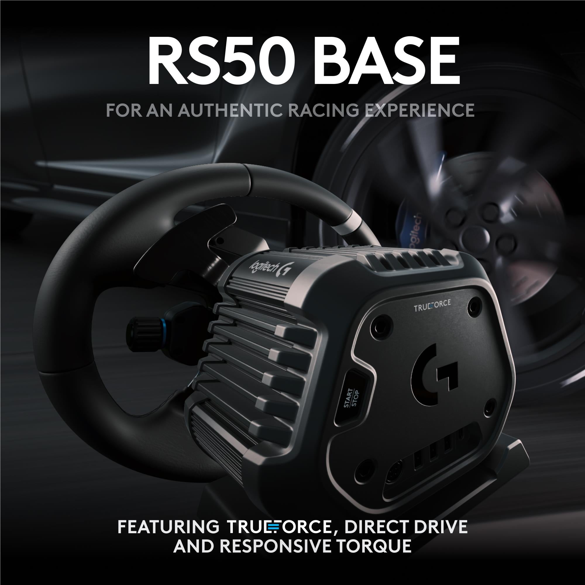 Logitech G RS50 System 8 Nm Direct Drive Base and Steering Wheel for PlayStation & PC