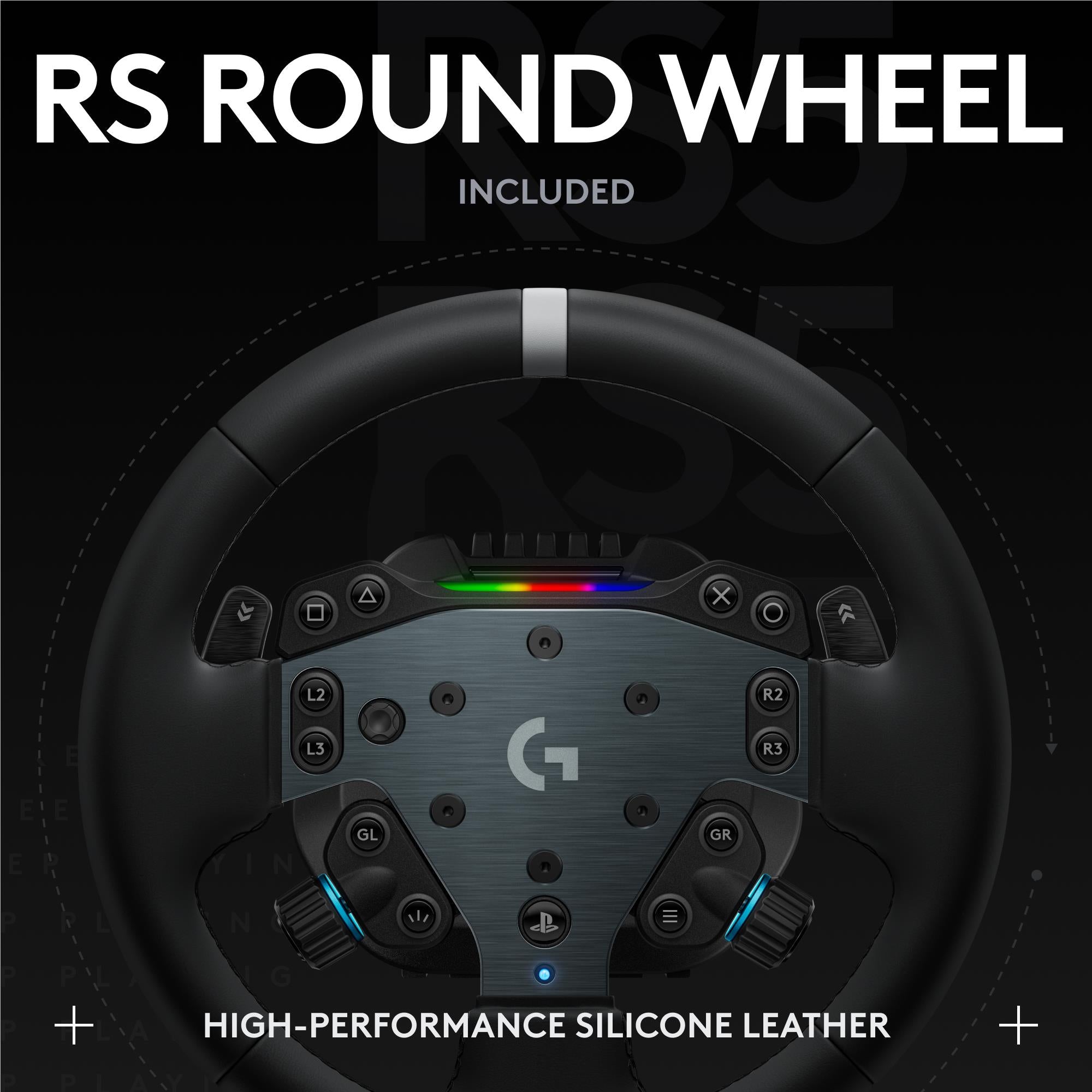 Logitech G RS50 System 8 Nm Direct Drive Base and Steering Wheel for PlayStation & PC