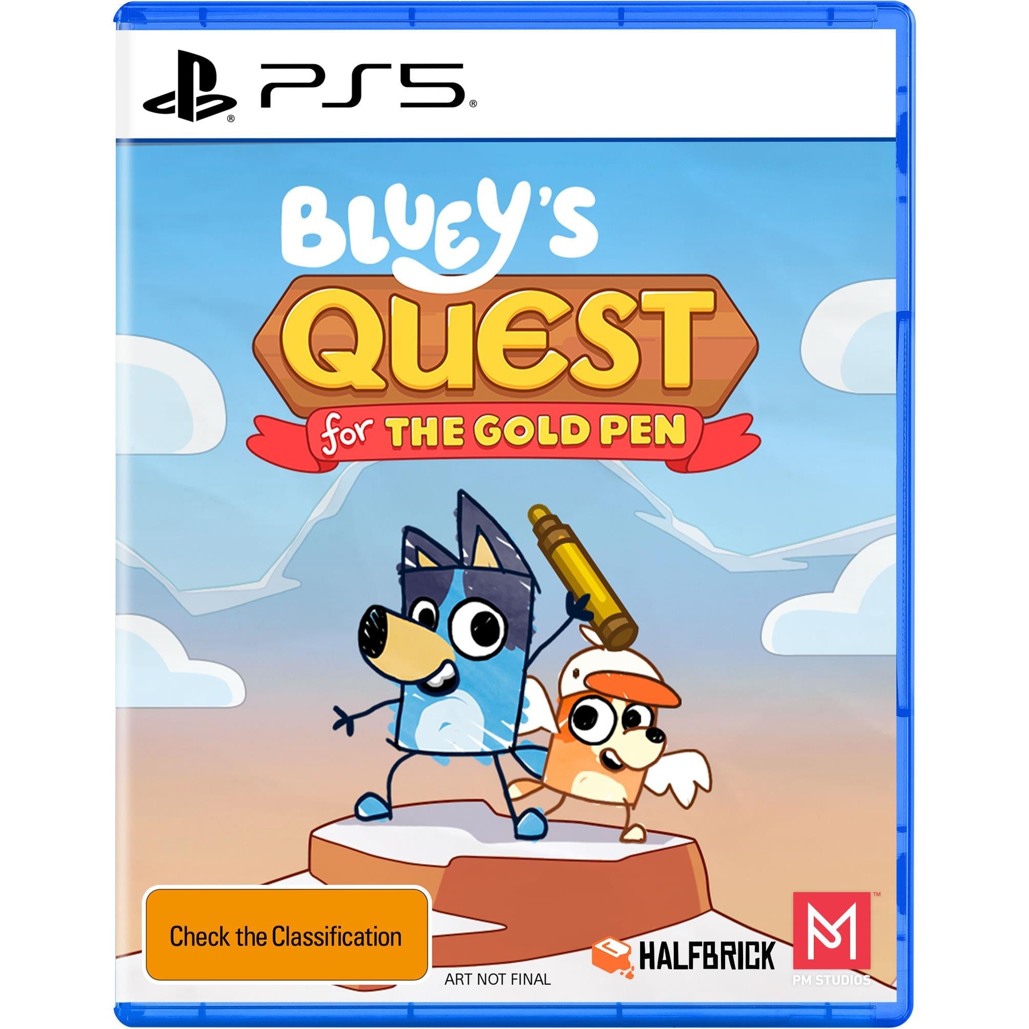 Bluey's Quest for the Gold Pen