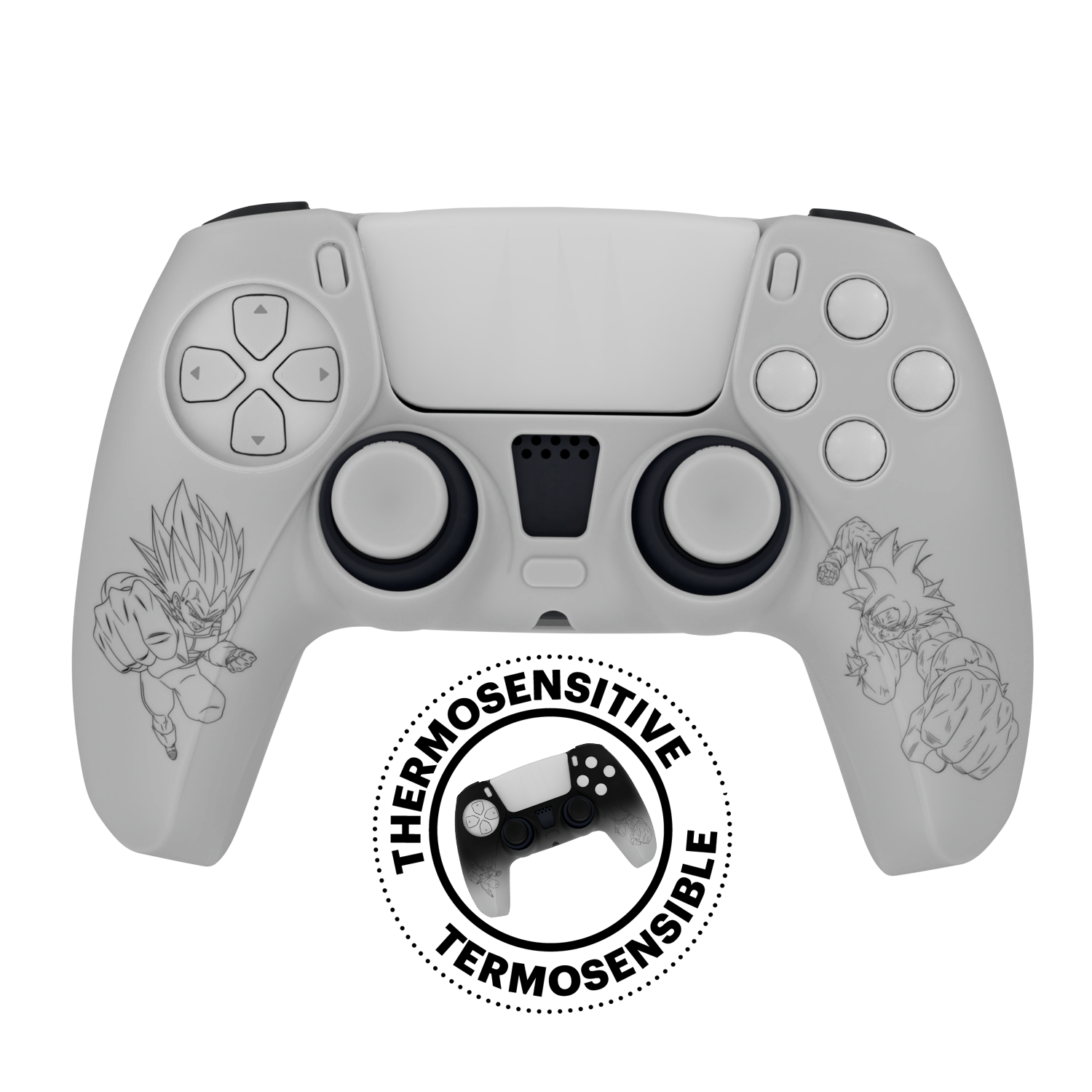 Blade PS5 Controllers Dragon Ball Thermocromatic Silicone Skin + Grips